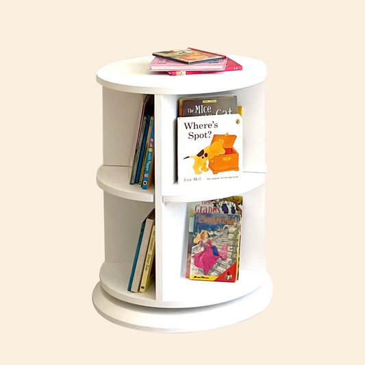 Round Revolving Bookshelf